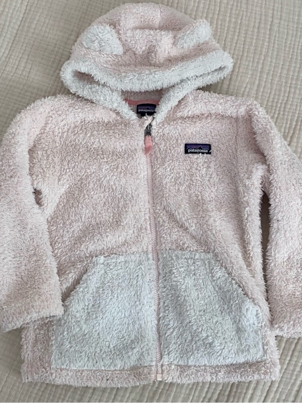 Patagonia Girls Furry Friends Zip Up Hoodie 4T